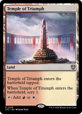《凱旋の神殿/Temple of Triumph》[OTC] 土地R