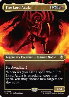 (334)■ボーダーレス■《火の王アズーラ/Fire Lord Azula》[TLA-BF] 金R