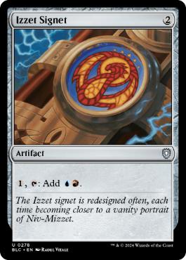 《イゼットの印鑑/Izzet Signet》[BLC] 茶U