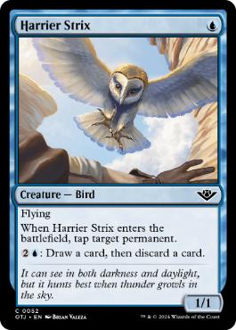 《侵略の大梟/Harrier Strix》[OTJ] 青C