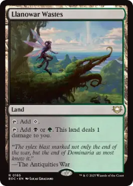 《ラノワールの荒原/Llanowar Wastes》[EOC] 土地R