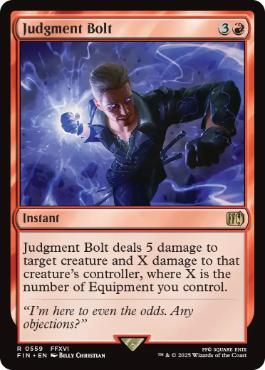 《裁きの雷/Judgment Bolt》[FIN] 赤R