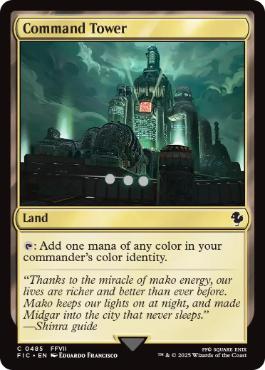 (485)《統率の塔/Command Tower》[FIC] 土地C