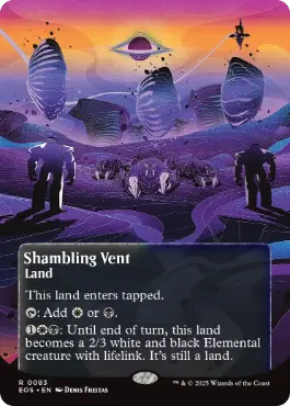 (083)■ボーダーレス■《乱脈な気孔/Shambling Vent》[EOS] 土地R