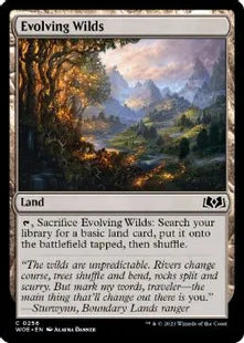 《進化する未開地/Evolving Wilds》[WOE] 土地C