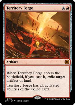 《領土の溶鉱炉/Territory Forge》[BIG] 赤R