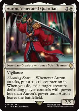 《武伝のガード、アーロン/Auron, Venerated Guardian》[FIC] 白R