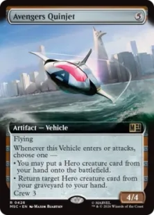 ■拡張アート■《アベンジャーズ・クインジェット/Avengers Quinjet》[MSC] 茶R