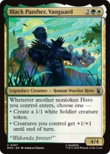 《先陣を行く者、ブラックパンサー/Black Panther, Vanguard》[MSH] 金U