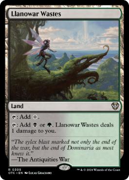 《ラノワールの荒原/Llanowar Wastes》[OTC] 土地R
