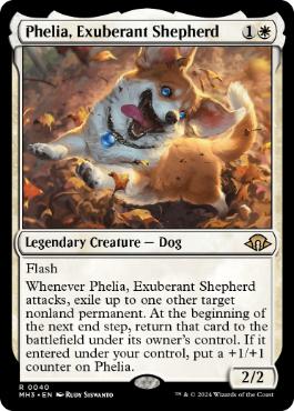 《溌剌の牧羊犬、フィリア/Phelia, Exuberant Shepherd》[MH3] 白R