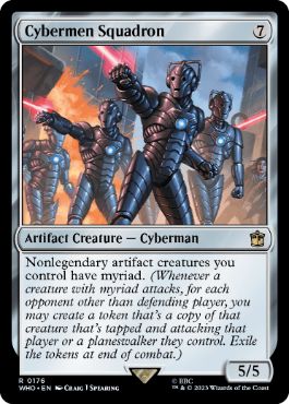《サイバーマン軍団/Cybermen Squadron》[WHO] 茶R