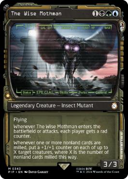 ■ショーケース■《賢きモスマン/The Wise Mothman》[PIP-BF] 金R