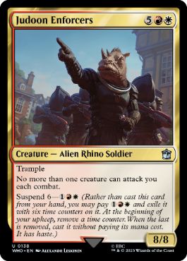 《ジャドゥーンの執行者/Judoon Enforcers》[WHO] 金U
