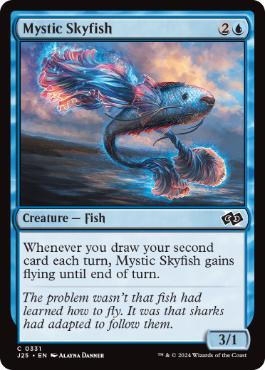 《神秘の空魚/Mystic Skyfish》[J25] 青C