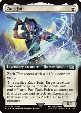 ■拡張アート■《ザックス・フェア/Zack Fair》[FIN-BF] 白U