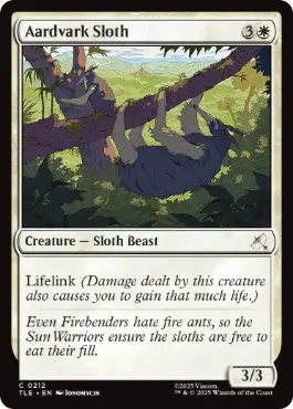 《ツチブタナマケモノ/Aardvark Sloth》[TLE] 白C