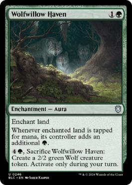 《狼柳の安息所/Wolfwillow Haven》[BLC] 緑U