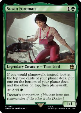 《スーザン・フォアマン/Susan Foreman》[WHO] 緑R