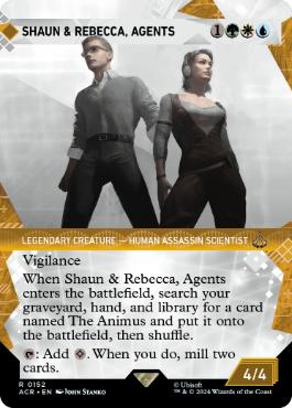 ■ショーケース■《団員、ショーンとレベッカ/Shaun & Rebecca, Agents》[ACR-BF] 金R