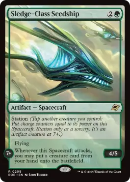 《スレッジ級シードシップ/Sledge-Class Seedship》[EOE] 緑R