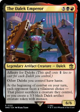 《皇帝ダーレク/The Dalek Emperor》[WHO] 金R