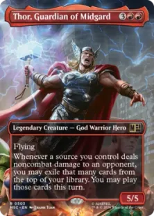 ■ボーダーレス■《ミッドガルドの守護神、ソー/Thor, Guardian of Midgard》[MSC] 赤R