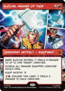■ショーケース■《ソーのハンマー、ムジョルニア/Mjölnir, Hammer of Thor》[MSH-BF] 赤R
