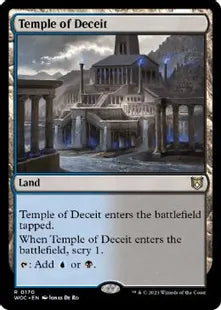 《欺瞞の神殿/Temple of Deceit》[WOC] 土地R