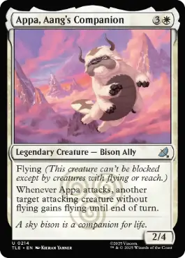 《アンの親友、アッパ/Appa, Aang's Companion》[TLE] 白U