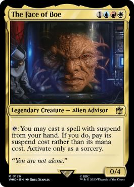 《フェイス・オブ・ボー/The Face of Boe》[WHO] 金R