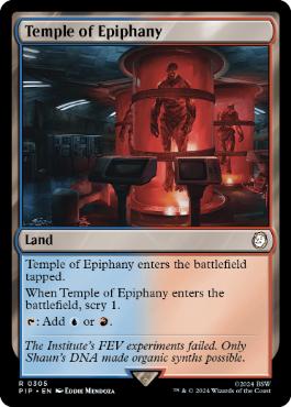 《天啓の神殿/Temple of Epiphany》[PIP] 土地R
