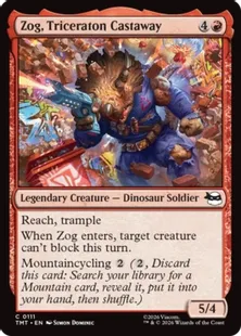 《銀河を彷徨うトリケラトン、ゾグ/Zog, Triceraton Castaway》[TMT] 赤C