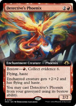 ■拡張アート■《探偵のフェニックス/Detective's Phoenix》[MH3-BF] 赤R