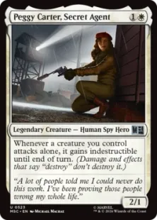 《秘密諜報員、ペギー・カーター/Peggy Carter, Secret Agent》[MSC] 白U