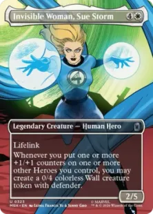 ■ボーダーレス■《インビジブル・ウーマン、スー・ストーム/Invisible Woman, Sue Storm》[MSH-BF] 白U
