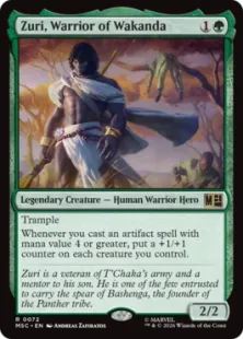 《ワカンダの戦士、ズリ/Zuri, Warrior of Wakanda》[MSC] 緑R