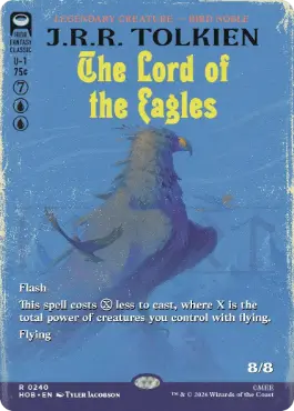 ■ボーダーレス■《ワシの王/The Lord of the Eagles》[HOB-BF] 青R