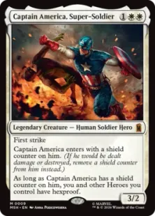 《スーパーソルジャー、キャプテン・アメリカ/Captain America, Super-Soldier》[MSH] 白R