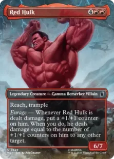 ■ボーダーレス■《レッド・ハルク/Red Hulk》[MSH-BF] 赤U