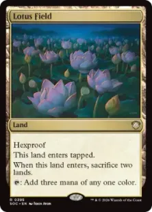 《睡蓮の原野/Lotus Field》[SOC] 土地R