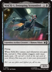 《空飛ぶ悪党、マッハ１/MACH-1, Swooping Scoundrel》[MSC] 黒C