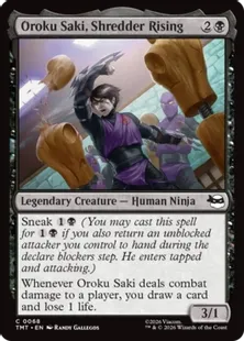 《シュレッダーの誕生、オロク・サキ/Oroku Saki, Shredder Rising》[TMT] 黒C