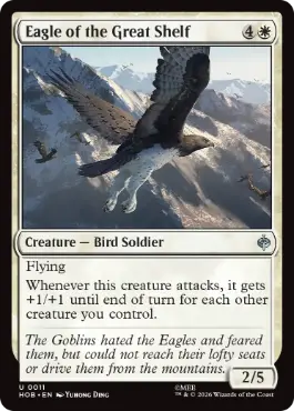 《大岩だなの大鷲/Eagle of the Great Shelf》[HOB] 白U