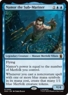 《サブマリナー、ネイモア/Namor the Sub-Mariner》[MSH] 青R