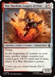《アイアンマンの遺志、ウォーマシン/War Machine, Legacy of Iron》[MSH] 金U