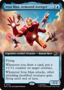 ■拡張アート■《鎧纏いしアベンジャーズ、アイアンマン/Iron Man, Armored Avenger》[MSC] 青R