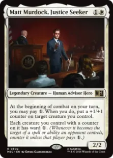 《正義の追求者、マット・マードック/Matt Murdock, Justice Seeker》[MSC] 白R