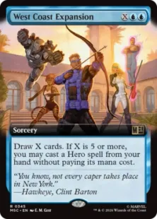 ■拡張アート■《ウェスト・コースト支局/West Coast Expansion》[MSC] 青R