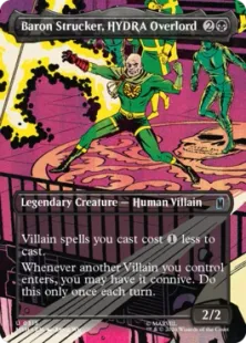 ■ボーダーレス■《ヒドラの支配者、バロン・ストラッカー/Baron Strucker, HYDRA Overlord》[MSH-BF] 黒U